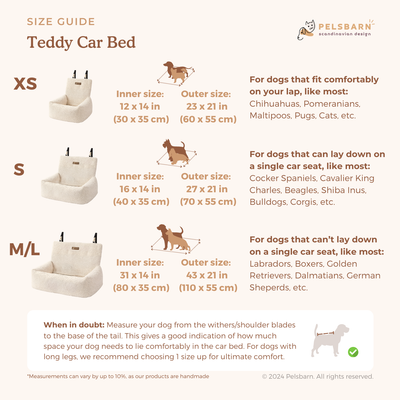 Pelsbarn Teddy Car Bed