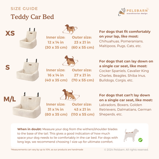 Pelsbarn Teddy Car Bed