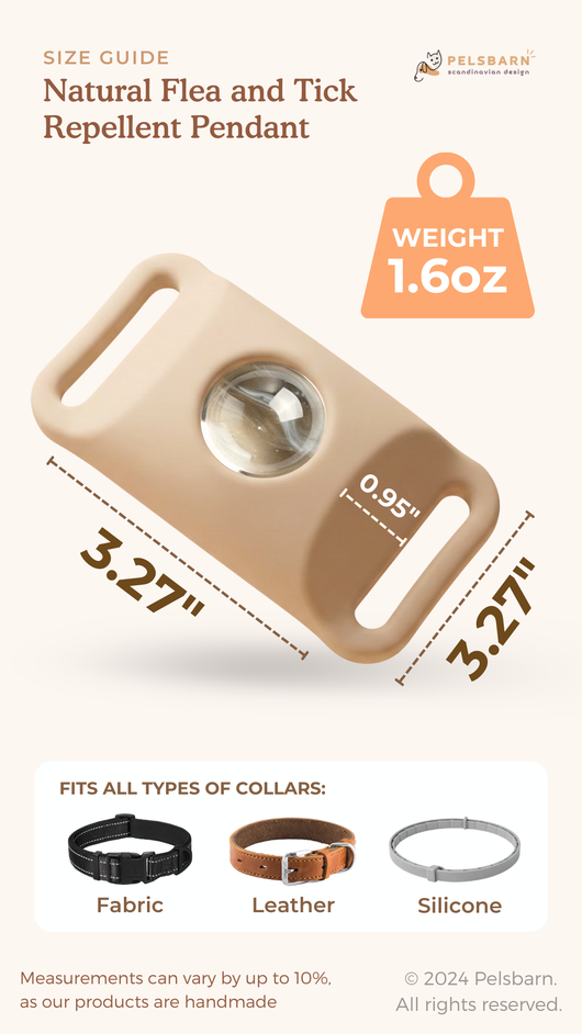 Pelsbarn Natural Flea and Tick Pendant