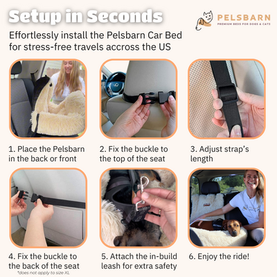 Pelsbarn Comfy Protecting Car Bed 2.0