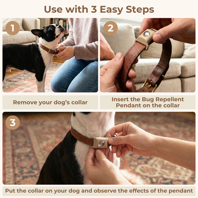 Pelsbarn Natural Flea and Tick Pendant