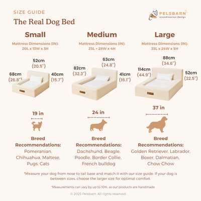 REAL orthopedic bed for dogs (including mattress and pillow)
