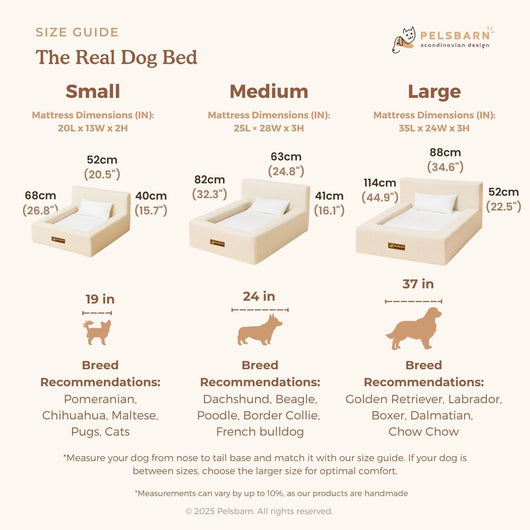 The Real Dog Bed + Free Calming Blanket