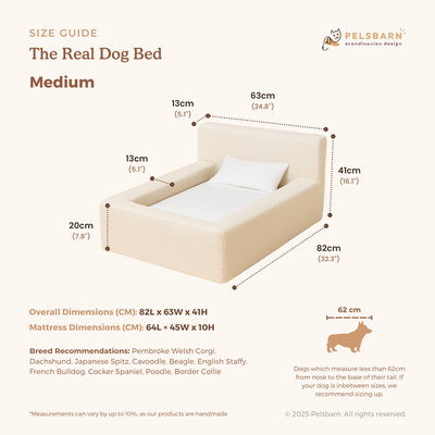 The Real Dog Bed + Free Calming Blanket