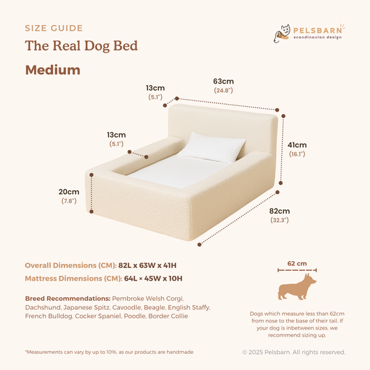 The Real Dog Bed + Free Calming Blanket