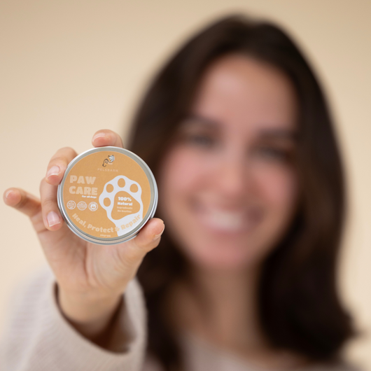 Dog paw protection balm (100% natural and vegan)